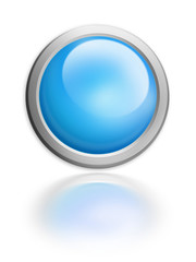Aqua Button Icon kreisrund