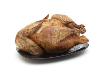 Tasty Crispy Roast Chicken © Natalia Merzlyakova