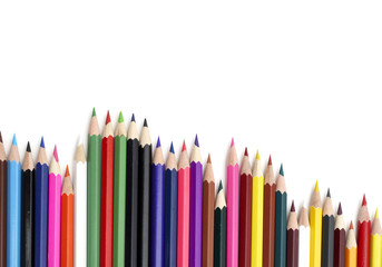 Fototapeta premium colored pencils
