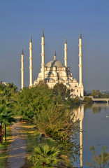 Fototapeta na wymiar a big mosque in turkey