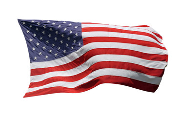 Nationalflagge USA, freigestellt
