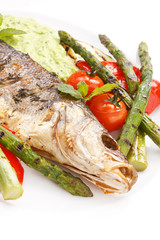 fish with vegetables
