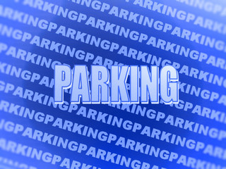 Obraz premium Parking sign, background