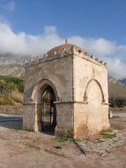 Fototapeta premium la cappella di Santa Crescenza a Custonaci, in Sicilia