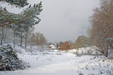 Winterlandschaft in Norddeutschland