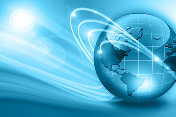 Obraz premium Best Internet Concept of global business from concepts series