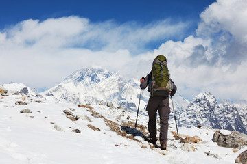 Fototapeta na wymiar Wycieczka w Himalaje