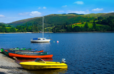 Fototapeta na wymiar Lake Vyrnwy in Mid Wales