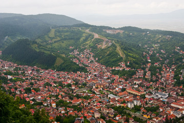 Brasov upper view