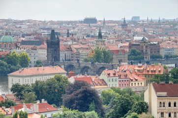 vue générale de prague