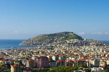 Obraz premium Alanya city from hills