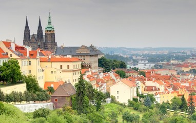 Fototapeta premium vue générale de prague