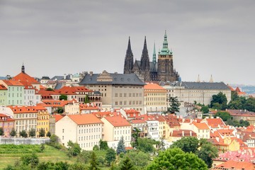 Fototapeta premium vue générale de prague