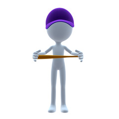 3D Baseball Guy