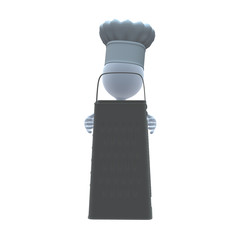 Fototapeta na wymiar 3D Chef Guy
