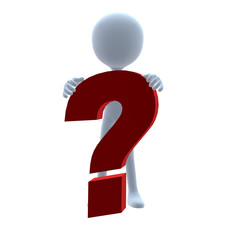 3D Question Mark Guy