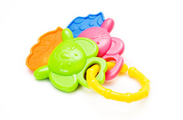 rattle in white background