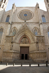 Barcelona - gothic cathedral Santa Maria del mar