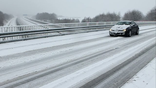 Neige , circulation difficile