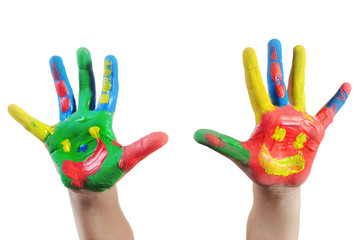 Hand Painted Child