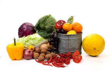 Fruits and vegetables