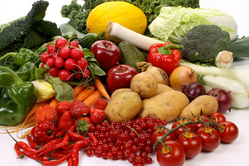 Fruits and vegetables