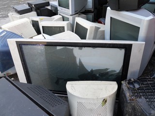 Computer landfill for electronic recycling