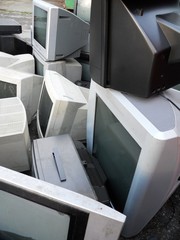Computer landfill for electronic recycling