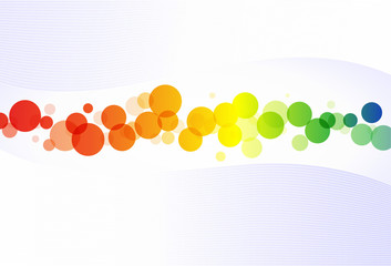 Waves and Circles wallpaper