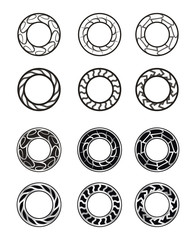 Circle ring round (vector)