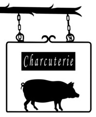 Enseigne Charcuterie, logo