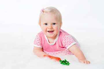 cute smiling little girl