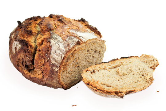 Krustenbrot aufgeschnitten