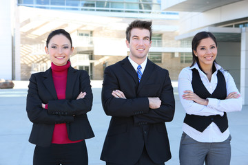 Man and Woman Business Team