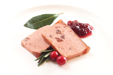 Liver Pate with Cranberries