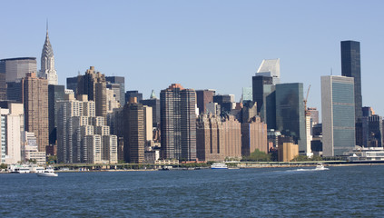 Fototapeta na wymiar East Manhattan, New York City, USA