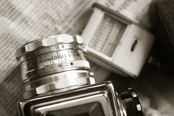 Kamera + Belichtungsmesser