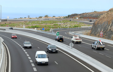 Fototapeta premium route des Tamarins, île de la Réunion