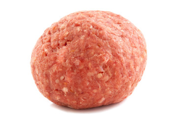 Raw meatball