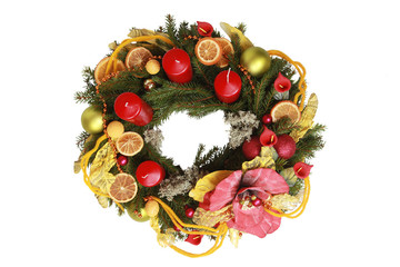 wreath on white - 28325323