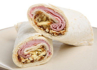 Ham, Cheese & Pickle Wrap © Joe Gough