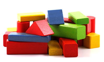 Wooden building blocks
