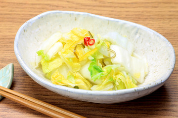 pickle of the Chinese cabbage