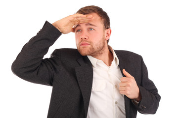 Junger Mann mit Weitblick