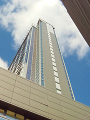 Obraz premium Tall buildings and sky