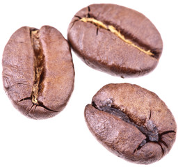 Kaffeebohnen - schattenfrei freigestellt