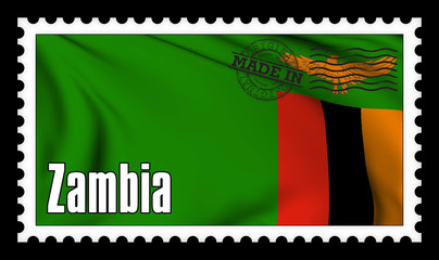 Made in Zambia original stamp