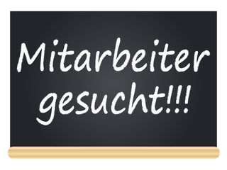 Obraz premium Mitarbeiter gesucht