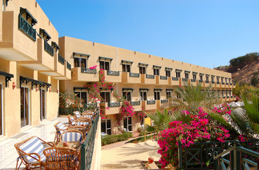 Fototapeta na wymiar Rekreacyjnej popularny hotel, Sharm el Sheikh, Egipt