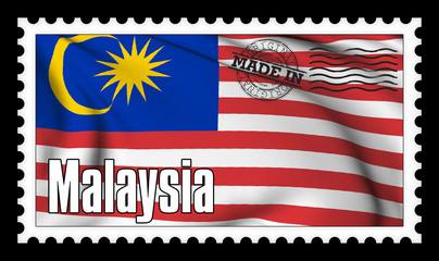 Made in Malaysia original stamp